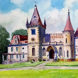  ,,Замок в Стамариена,,Латвия.
