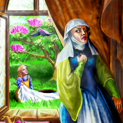 Иллюстрация к сказке Жуковского Тюльпановое дерево