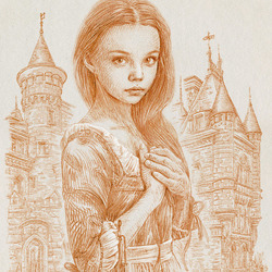 Эскиз образа главной героини сказки