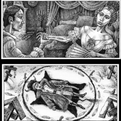 Несколько иллюстраций из сборника мистики "Упырь".
