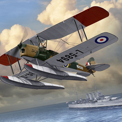 Queen Bee DH.82B (box art for Print Scale)
