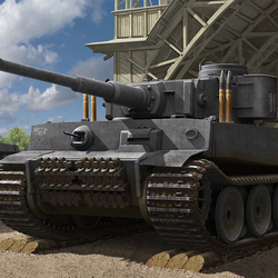 Pz. Kpfw. VI Tiger I (box art for RFM)