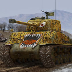 M4A3 76W HVSS Sherman (box art for RFM)
