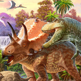 Пазлы "Мир динозавров"4