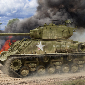 M4A3 (76) W HVSS Sherman (box art for RFM)