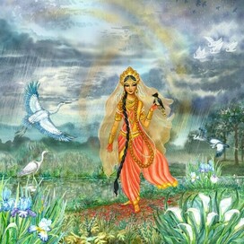 Вриндаванская Богиня осенних дождей - Барха