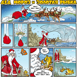 Дед Мороз и Золотая рыбка