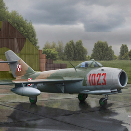 MiG-17F Poland (box art for AMMO by Mig Jimenez )
