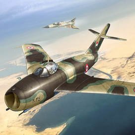 MiG-17F Egypt (box art for AMMO by Mig Jimenez )