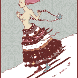 Новогодняя открытка "Ёлка"