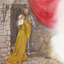 Иллюстрация к роману М. Твена "Янки при дворе короля Артура"