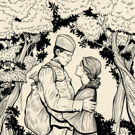 Иллюстрация к рассказу И.А. Бунина "Холодная осень"