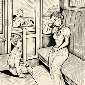 Иллюстрация к рассказу И.А. Бунина "начало"