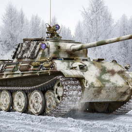 Sd.Kfz. 171 Panther Ausf G ( box art for RFM )