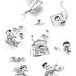 Иллюстрации к рассказам Такеши Китано