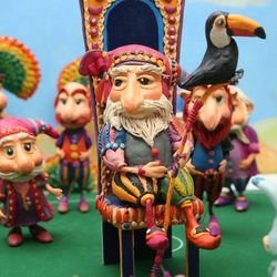 Герои армянских сказок, сделанные из пластилина