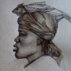 портрет эфиопа
