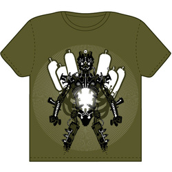 дизайн футболки PowerBot