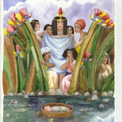 Моисей и дочь фараона