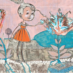 Иллюстрация "Утро" к сказке Г.Х. Андерсена "Квіти маленької Іди"