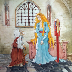 Иллюстрация к шведской сказке "Три тетушки" (2013)