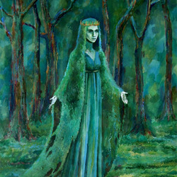 Lady of forest