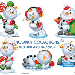 Коллекция снеговиков 2014