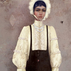 А.С. Пушкин "Пиковая дама" портрет Лизы