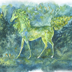 Ю Коваль "Зеленая лошадь"