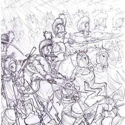 "Смертельная атака" Гессен-Дармштадтских шеволежеров в сражении на Березине. Декабрь 1812-го г.