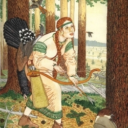 Сосна (серия «Деревья в женских образах» для календаря «Полетье 2007»)