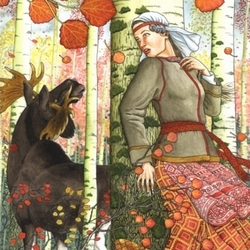 Осина (серия «Деревья в женских образах» для календаря «Полетье 2007»)