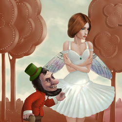 Алин и Пасхальные конфеты (иллюстрация к рассказу)
