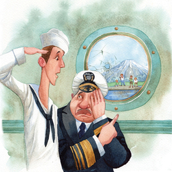 адмирал авианосца против мальчишек с рогатками
