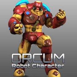 Orcum robot modelado de personajes