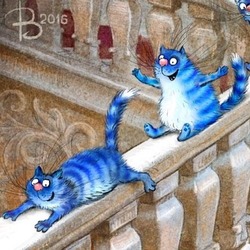 Эрмитажные коты (Из серии "Котики в Питере")