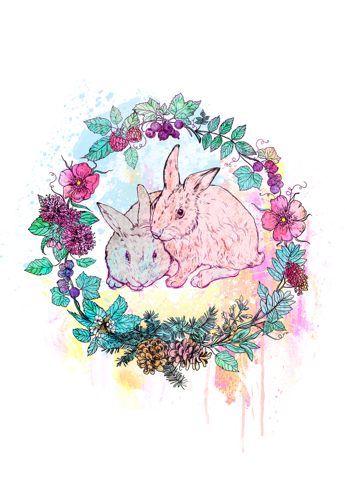 Весенние кролики